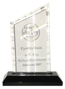 Ms. Cynthia's Academy of Learning a Knoxville Tennessee in-home daycare provider - Wellness and Enrichment Advocate Award Winner