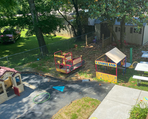 Support image for Ms. Cynthia's Academy of Learning - A Knoxville Tennessee in-home daycare and early childhood development provider - Outside Play Area Support image for Ms. Cynthia's Academy of Learning - A Knoxville Tennessee in-home daycare and early childhood development provider - Outside Play Area